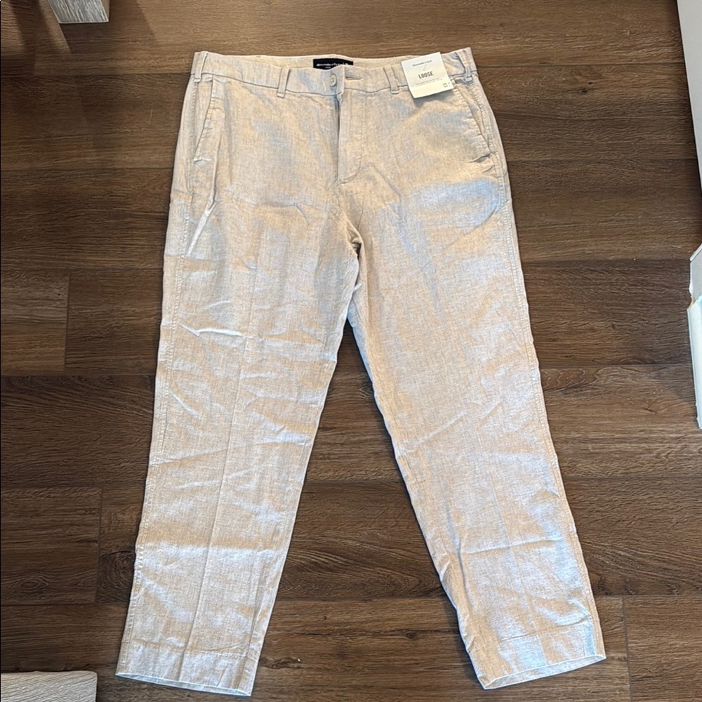 Abercrombie and fitch linen pant